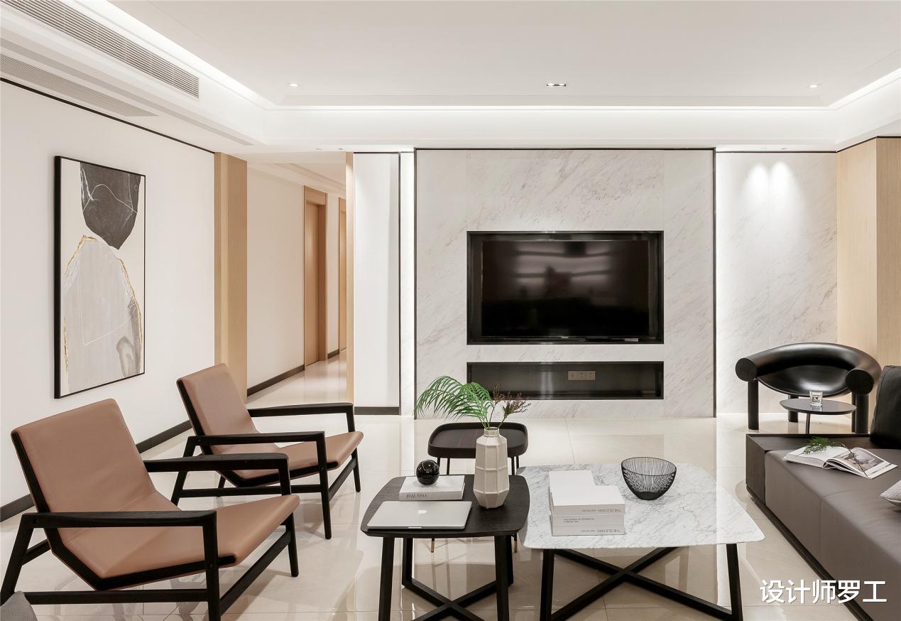 看了这套308㎡现代原木风大平层,那叫一个治愈,让人羡慕