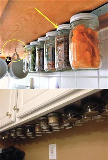 以后厨房装修,吊柜下30公分统统榨干,收纳不愁,台面清清爽爽