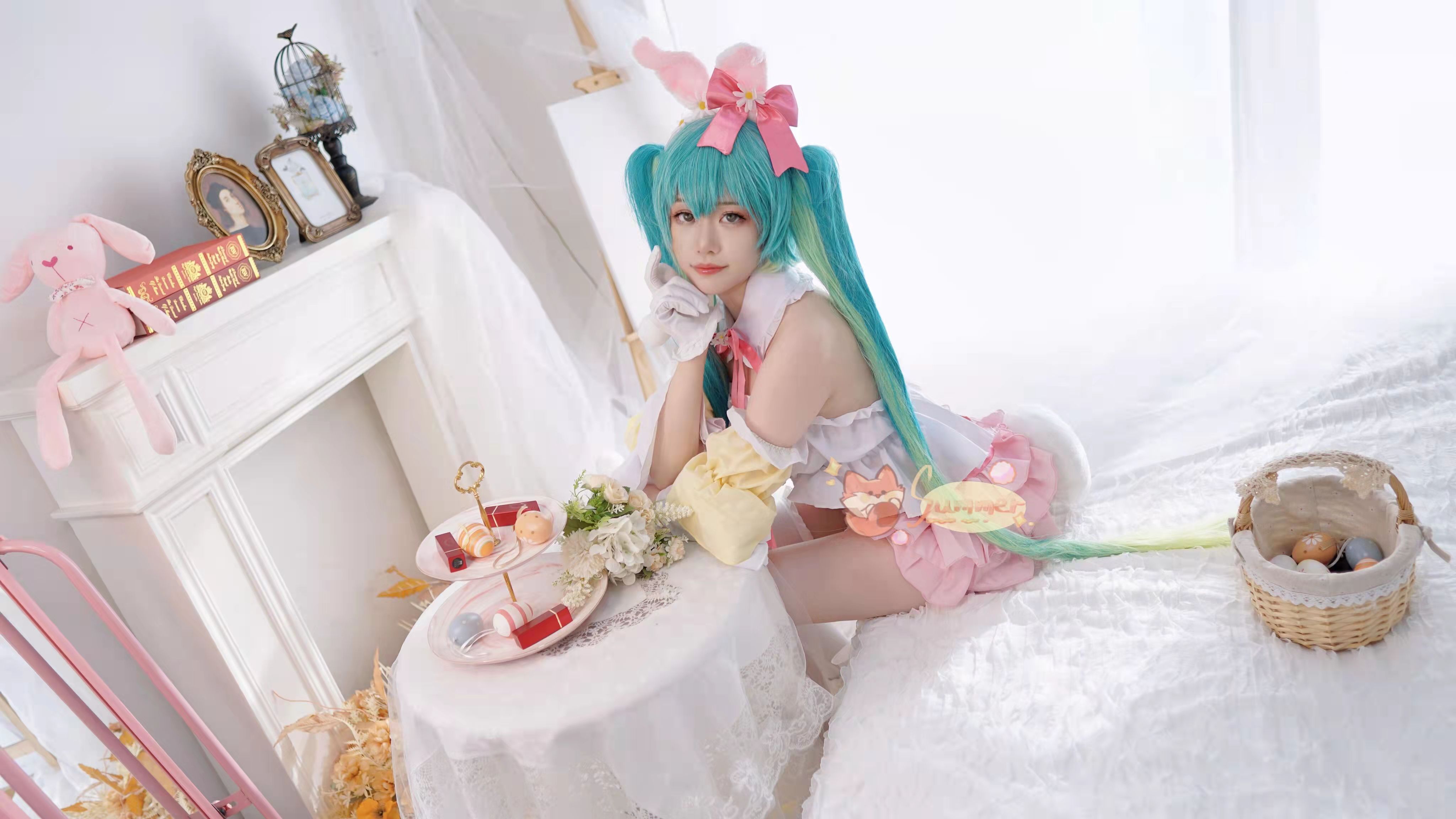 初音未来|《VOCALOID》初音未来-四季兔子cosplay