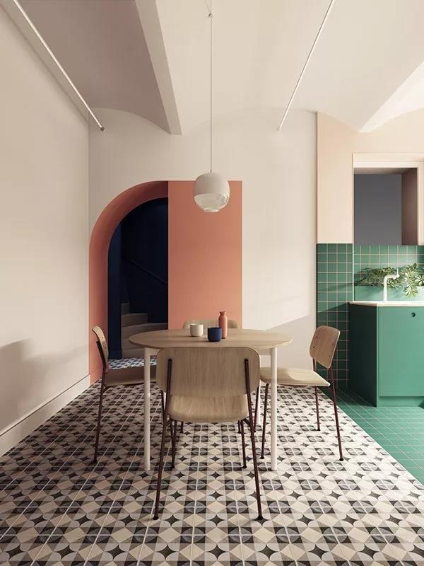 64㎡北欧风小宅，配色大胆出众，让人一见倾心！