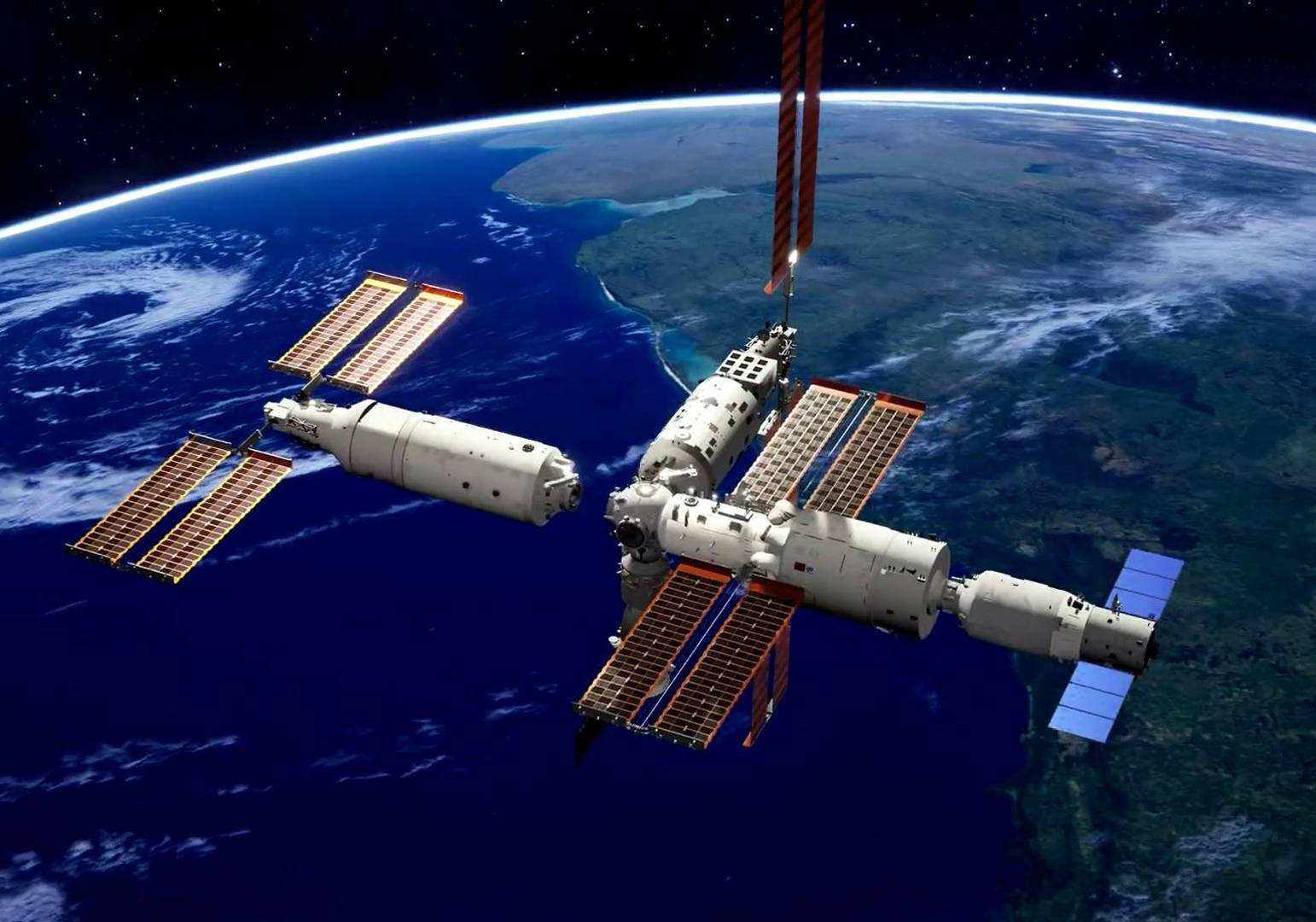 中国空间站六名宇航员,首次实现“太空聚会”,终于看到太空豪宅