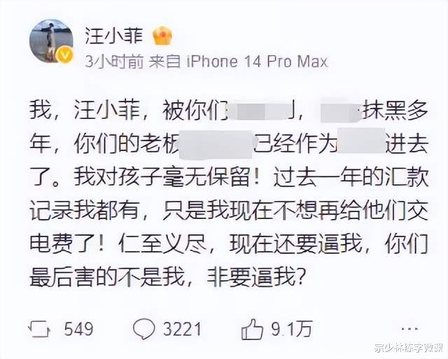 汪小菲|汪小菲与大S又开战了！汪小菲要抢回孩子，不再为大S支付电费