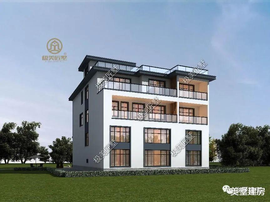 商住两用现代风，生活生意两不误，宅基地临街就这样建！