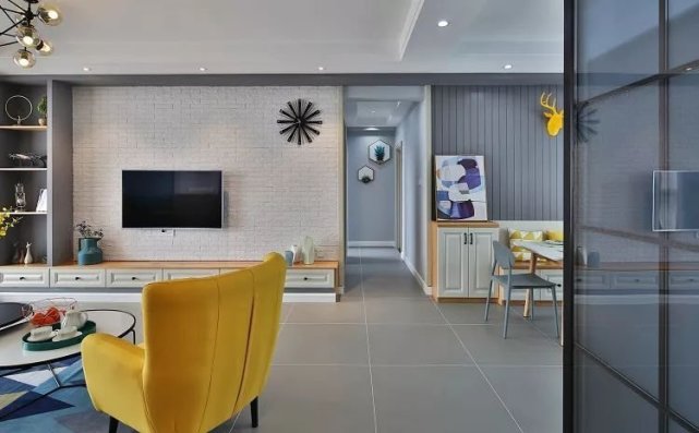 116㎡时尚北欧风,清新配色超漂亮,把生活过成诗!