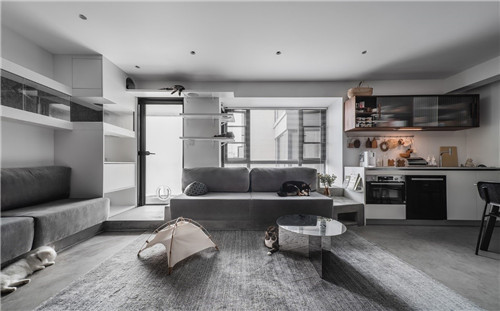 132㎡原色之家温暖且酷,打造一方简约舒适的私宅天地