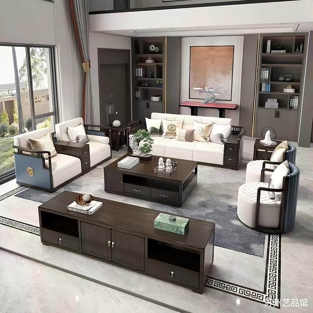 新中式实木家具复古优雅,尽显端庄高贵之感