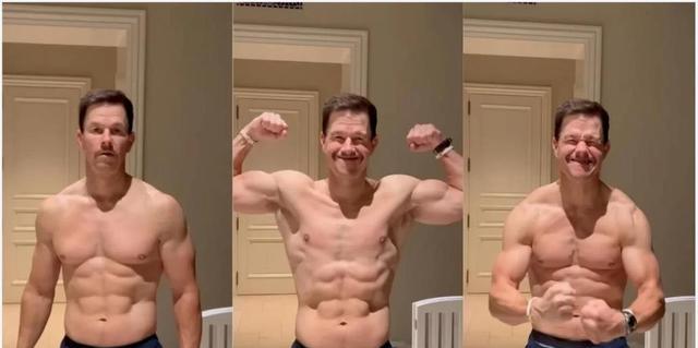 马克·沃尔伯格|51岁的好莱坞明星马克·沃尔伯格，保持身材30年，肌肉增长惊人