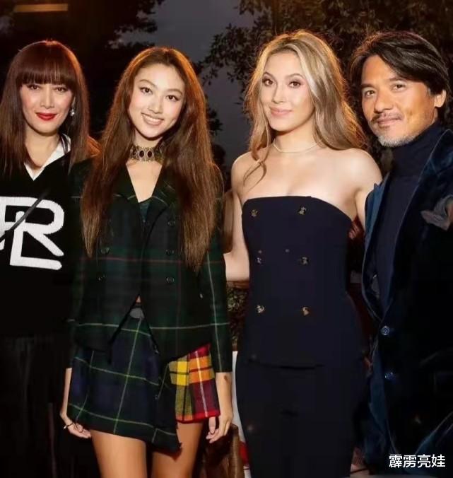 任达华|任达华18岁女儿现身时装秀，与谷爱凌合影，身材很拉风