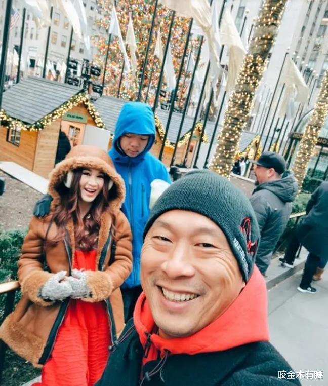 温碧霞|56岁温碧霞现身美国，与二婚丈夫探望养子，颜值气质仍旧不减当年