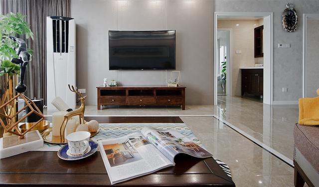 简美风格的三居室,装修设计超时尚美观,朋友都说这简直是样板房