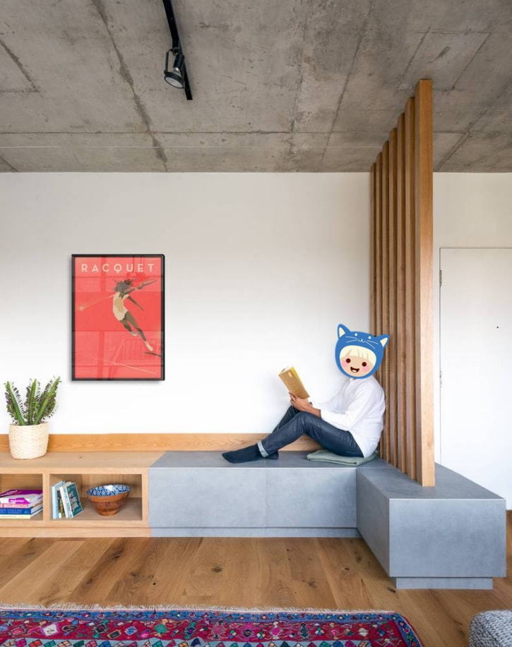 让师傅留出换鞋凳，为什么不再多延伸一截？改造成3种功能区使用