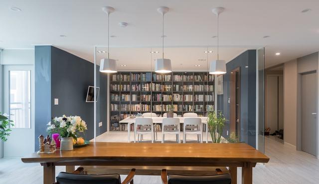 240足足有4个书房,一家几口各用各的,互不打扰,越看越大气