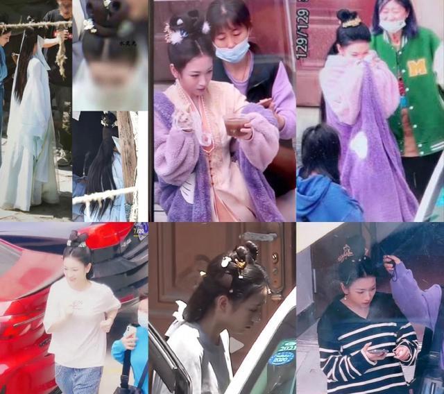 张晚意|《长相思》杨紫和老木打闹，张晚意有披发造型，檀健次的白衣很帅