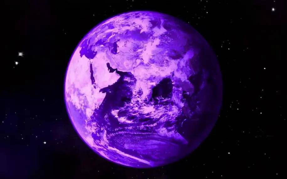 紫色的地球和现在的地球有什么不一样的地方