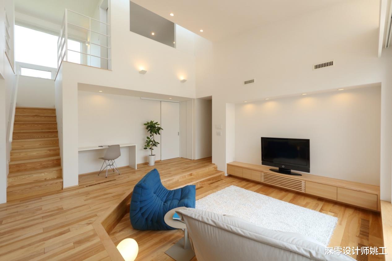 客厅|谁说只有有钱人、大户型才能做下沉式客厅,我看日本做的就很棒