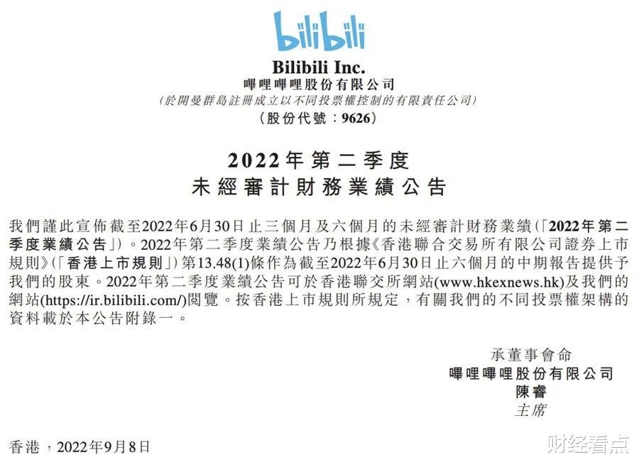 |哔哩哔哩增收不增利的Q2财报：净亏20亿，用户增长变现难