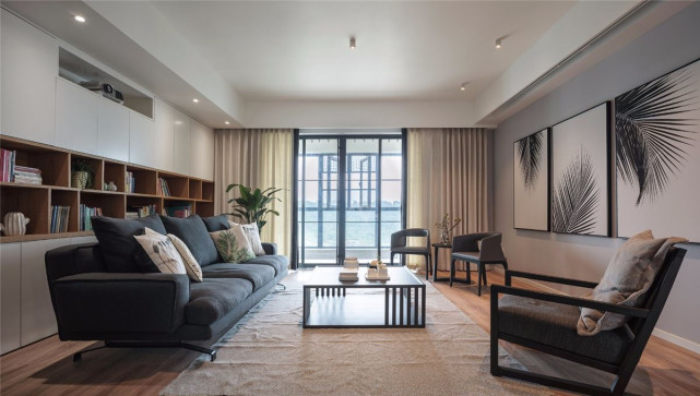 150平简约风格四居室,卧室温馨又不失情调