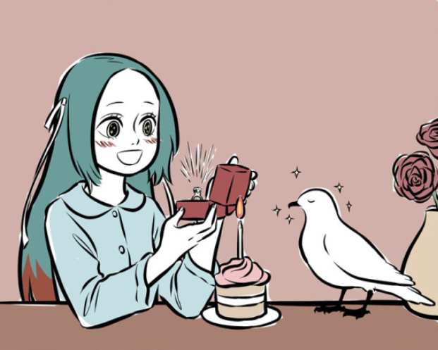 戒指|非人哉:九月吃鸡?精卫看到钻石戒指的那一刻,强迫症又犯了!