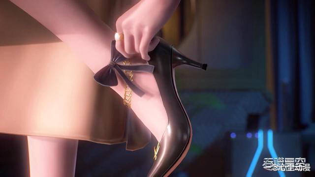 晚礼服|光脚徐欣秀黑丝,穿上晚礼服的她少妇感十足,可惜身材缩水了