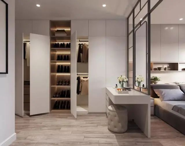 女生无法抗拒的1㎡梳妆台,这样设计,好看实用又省空间