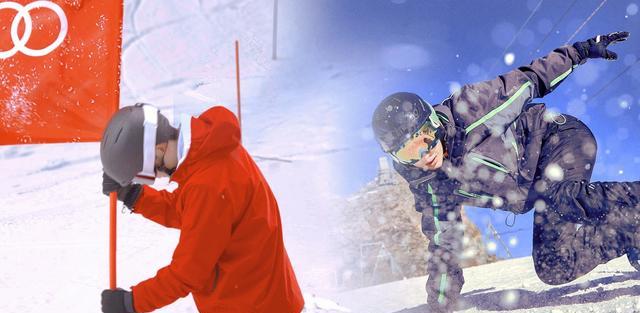 王一博|王一博致敬冬奥冰雪大片，一身中国红帅气十足，青春又有活力