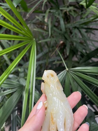 和田玉籽料|和田玉籽料佛手 把件