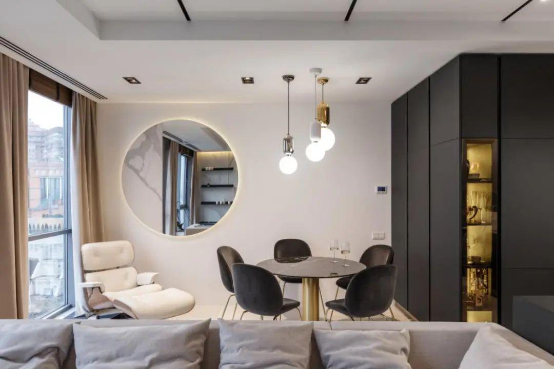 90后买110㎡复式,大理石从地面装到墙面,时尚前卫的装修理念