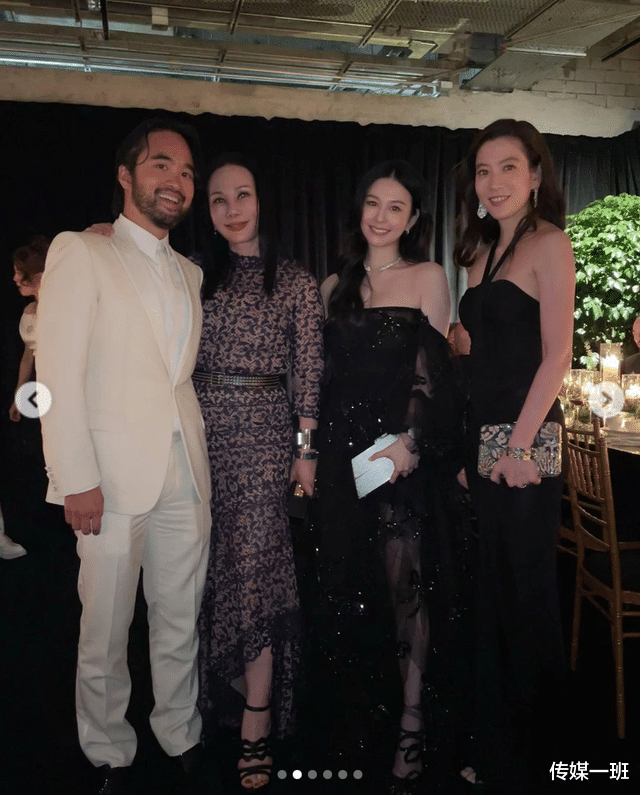 甘比|秒杀甘比、李嘉欣等一众贵妇，在合照中稳坐C位，邱咏筠什么来头