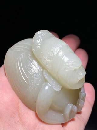 和田玉籽料|辽 和田玉籽料 迦楼罗 神鸟佩