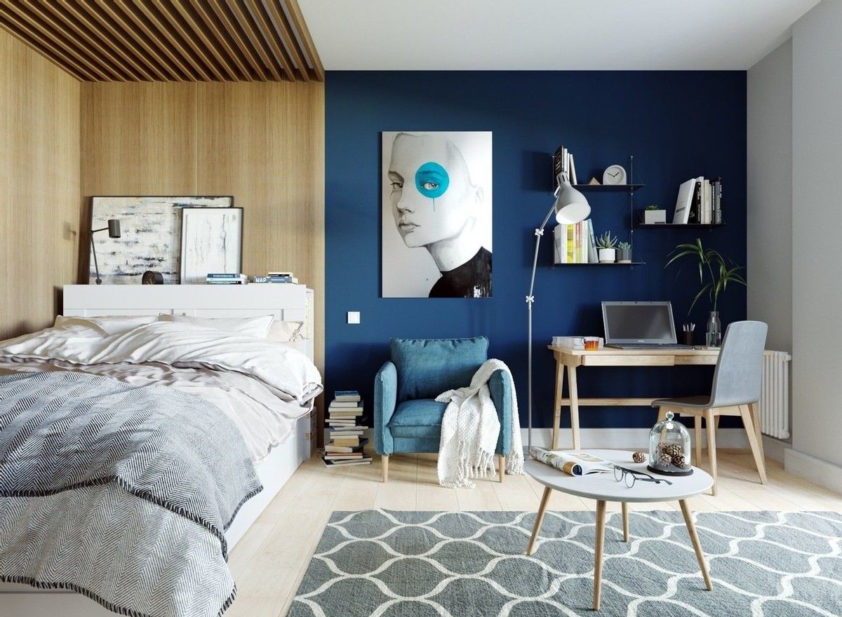 35㎡小家,仅凭一个横厅设计,放入了全屋的功能区,设计实用极了