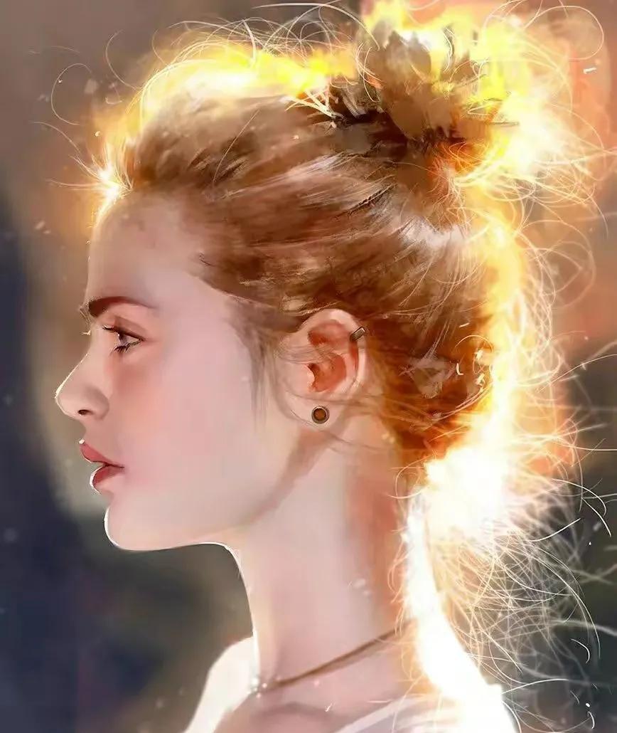 |赏心悦目之油画佳丽