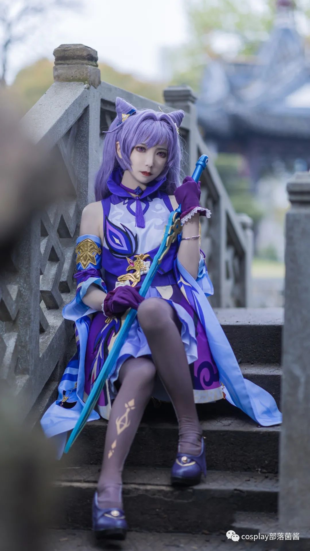 |cos：原神刻晴cos正片@花雪，我的身边，还会有你陪伴吗？