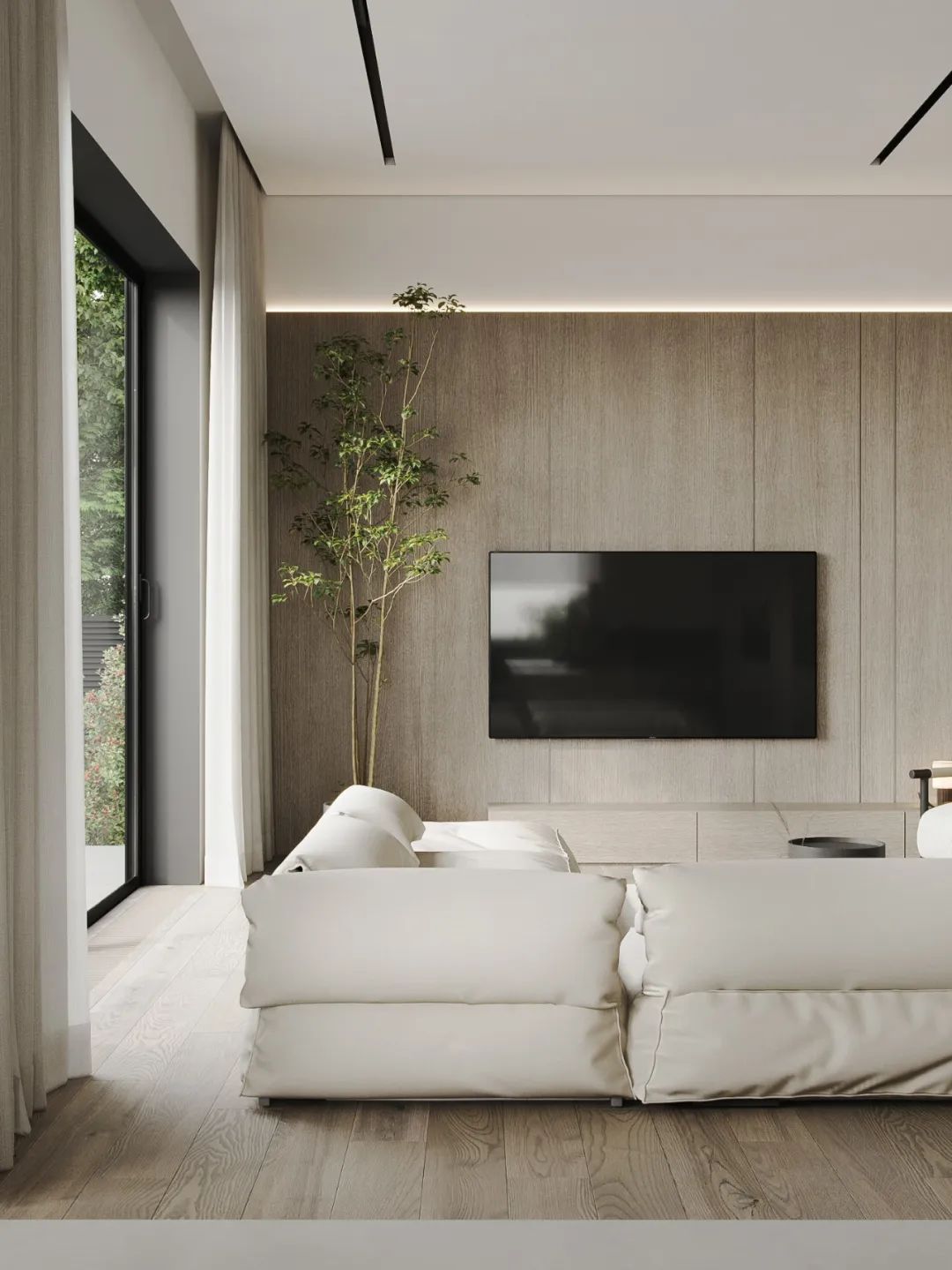 300㎡简约风,清爽淡雅!