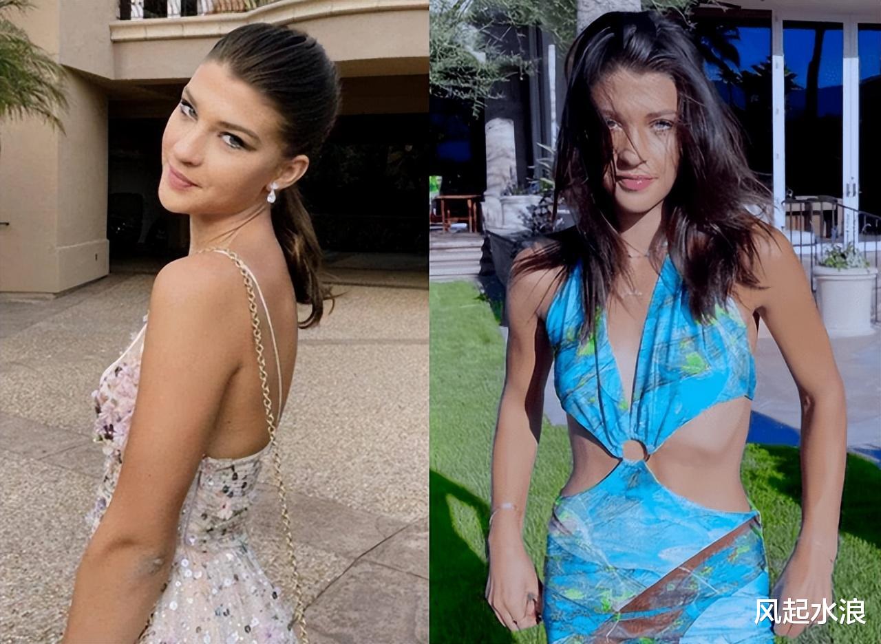 |极品白富美,?19岁的盖茨之女爱上黑人,五官神似博格巴!