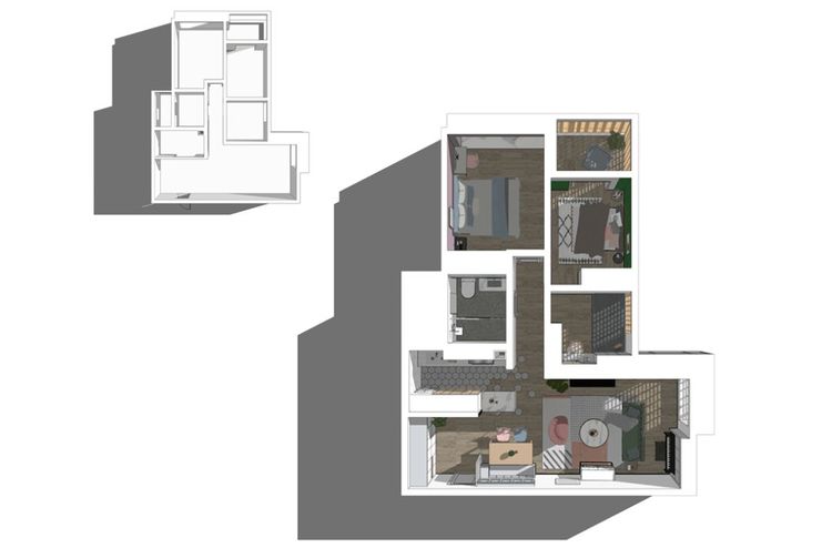 110平三室,客厅不要电视,餐厅设计卡座,卧室大胆撞色,好喜欢