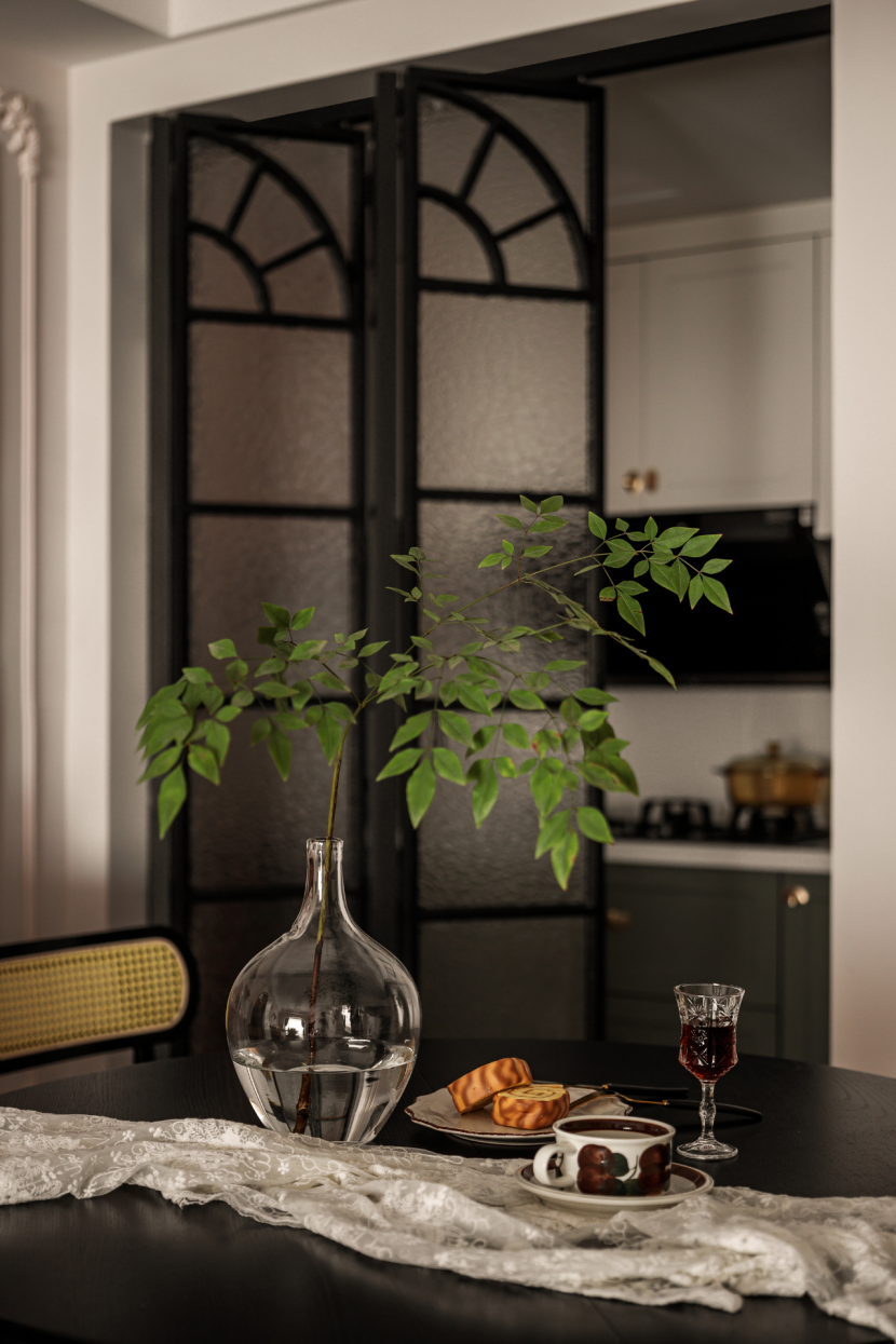 装修案例 | 132㎡法式复古风情,夫妻2人演绎一场永不褪色的日常浪漫