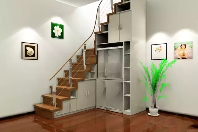 看到朋友家楼梯下这么设计，我悔恨不已，原来浪费了那么多空间！