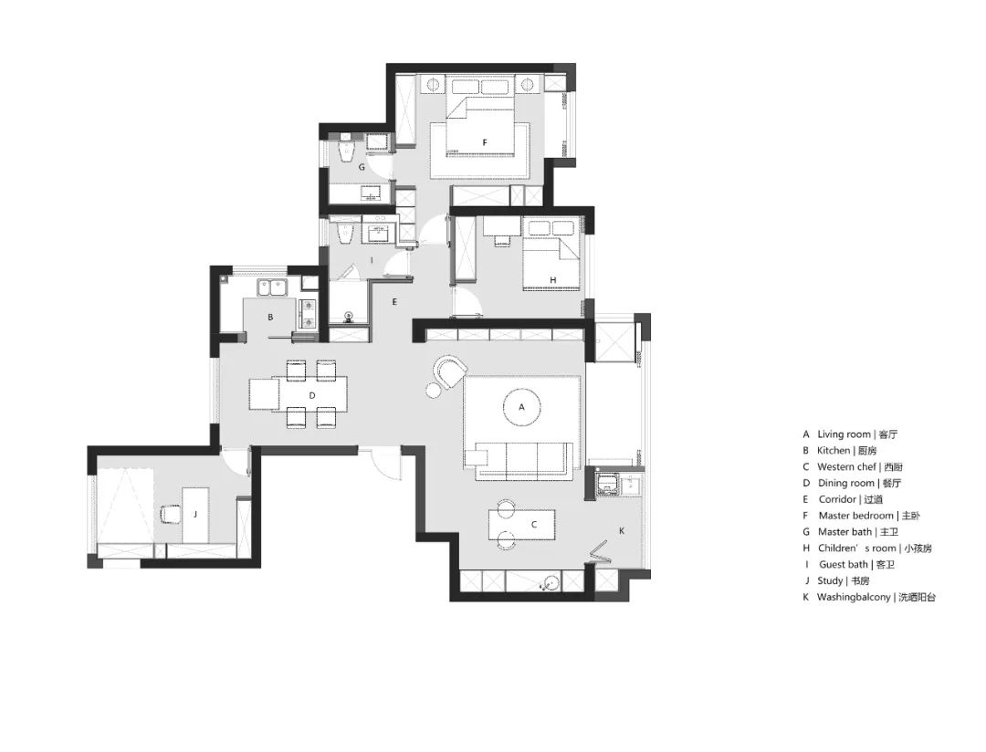 黑白灰极简，打造诗意美学空间