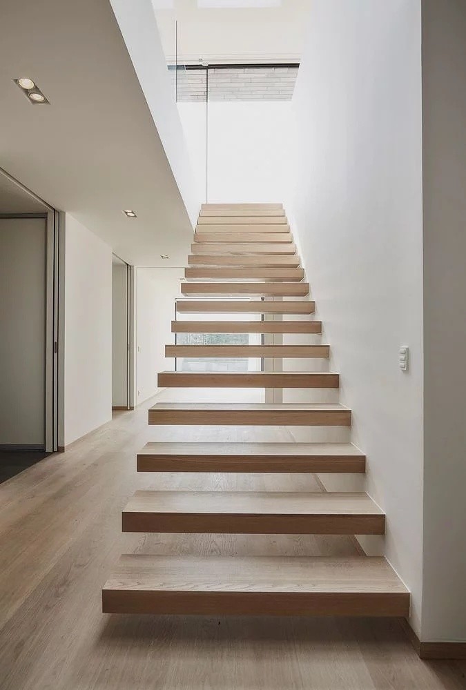 复式楼楼梯怎么做?来看看这几个款示的楼梯,还愁楼梯不好看!