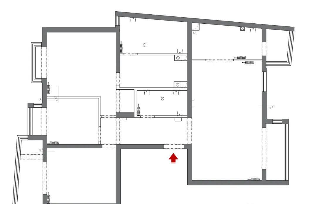112㎡现代两居,4处柜门变房门,这个家到处都是“密室”,有趣