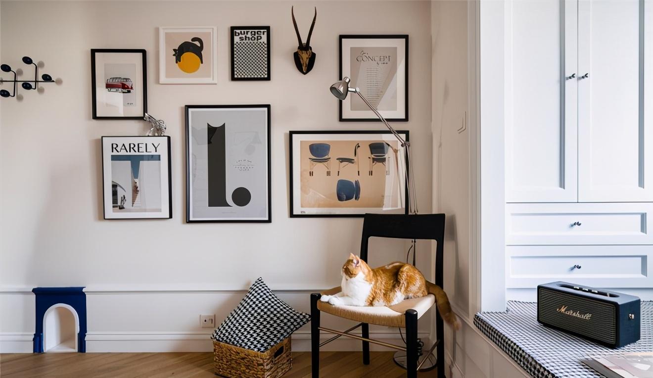 上海90后男生住49㎡老公房,全屋配色时尚又高级,住着真舒服