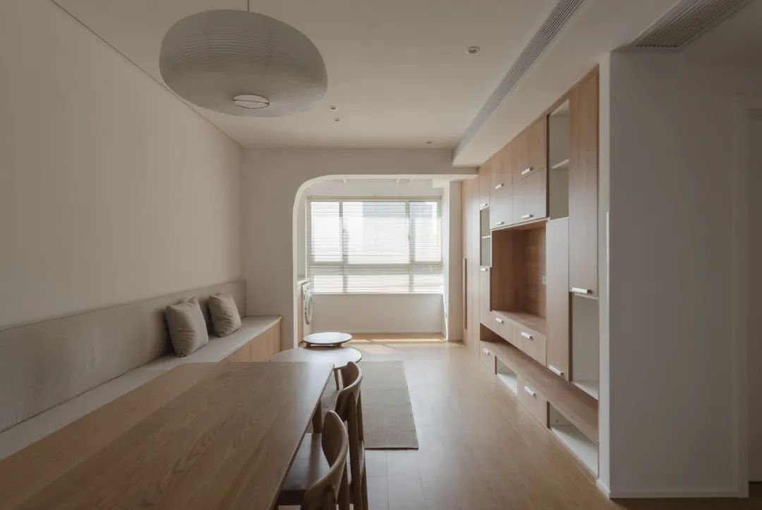 85㎡三室改两室，不要沙发的原木家