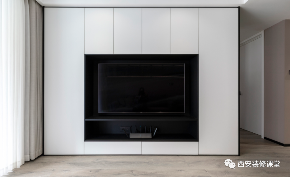 115㎡两室刚需，黑白配冷色质感家