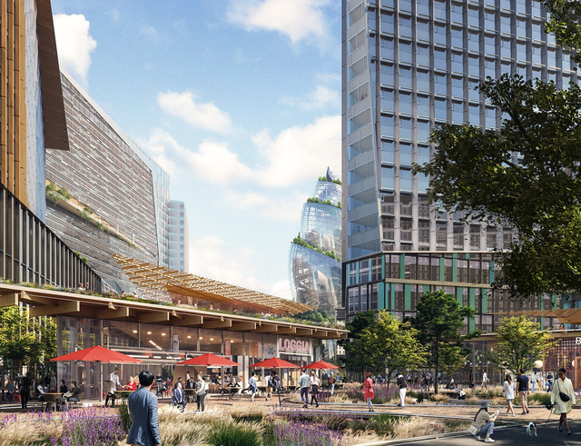 meta|螺旋形的亚马逊第二总部建设获批,形似便便表情符号