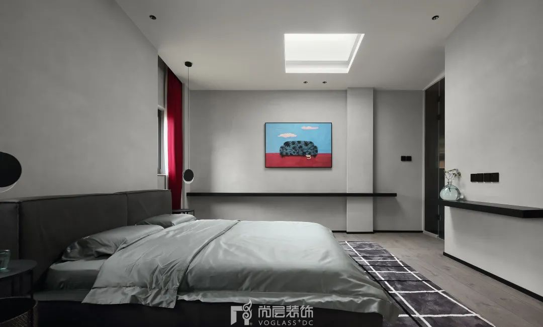 实景呈现：淡雅轻奢别墅落地，玩转黑白灰空间色彩！