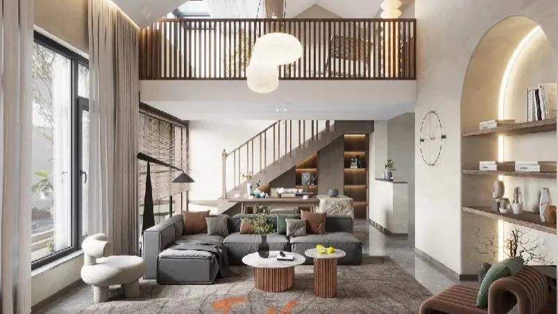 【鲁班装饰】雍景湾320㎡诧寂风格，人间烟火与宁静诗意。