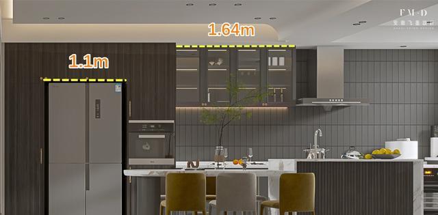 133住宅有效拆改,打通厨房餐厅,1设备间扩入室内,变身家政间