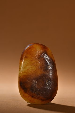 古董|和田玉一品清廉把件