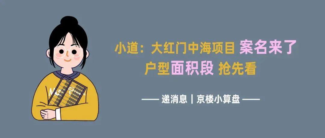 首个双字头“叁號院”来了！大红门中海新项目定案名