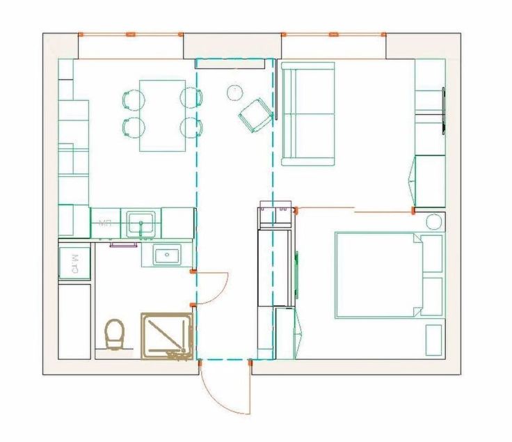 发现一位70后阿姨的45㎡豪宅，客厅卧室用玻璃隔断，却显得很高级